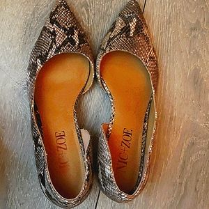 NIC and ZOE pumps Snake Skin